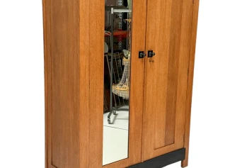 Art Deco Modernist Armoire or Wardrobe by Hendrik Wouda for Pander, 1924